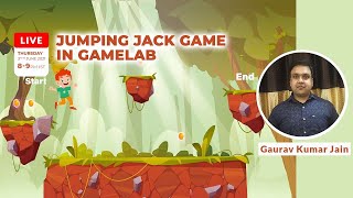 Jumping Jack Game in Gamelab screenshot 4