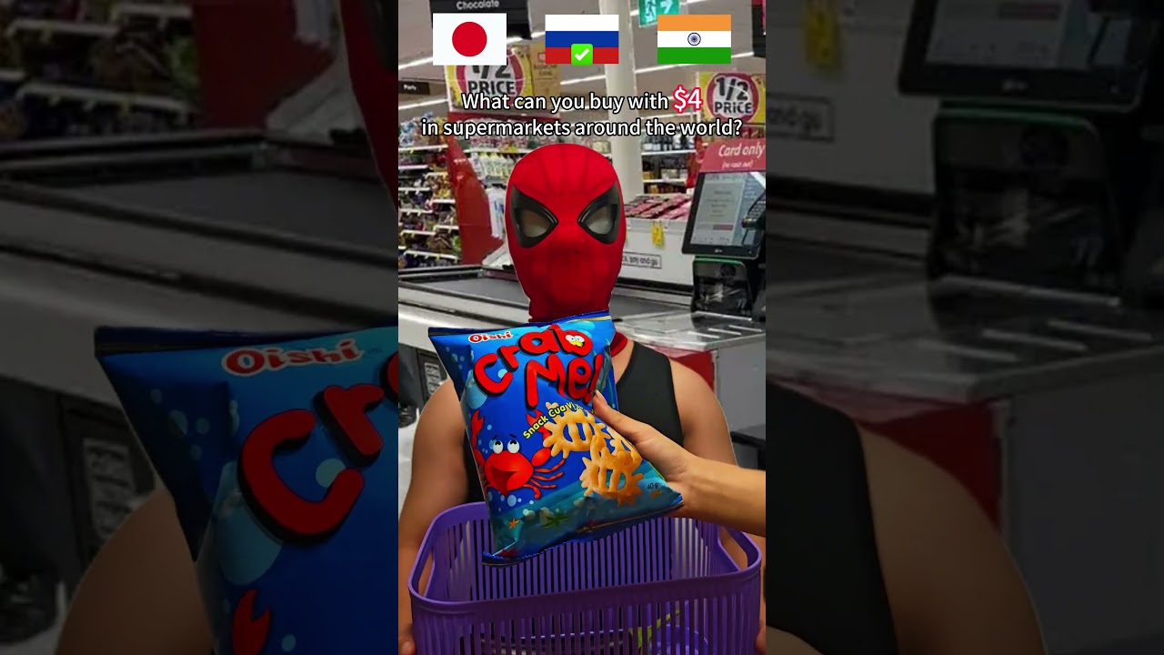 What can you buy with $4 in supermarkets around the world?