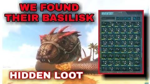 WE FOUND THEIR BASILISK!! [Ark purlovia hunting] Official small tribes PvP