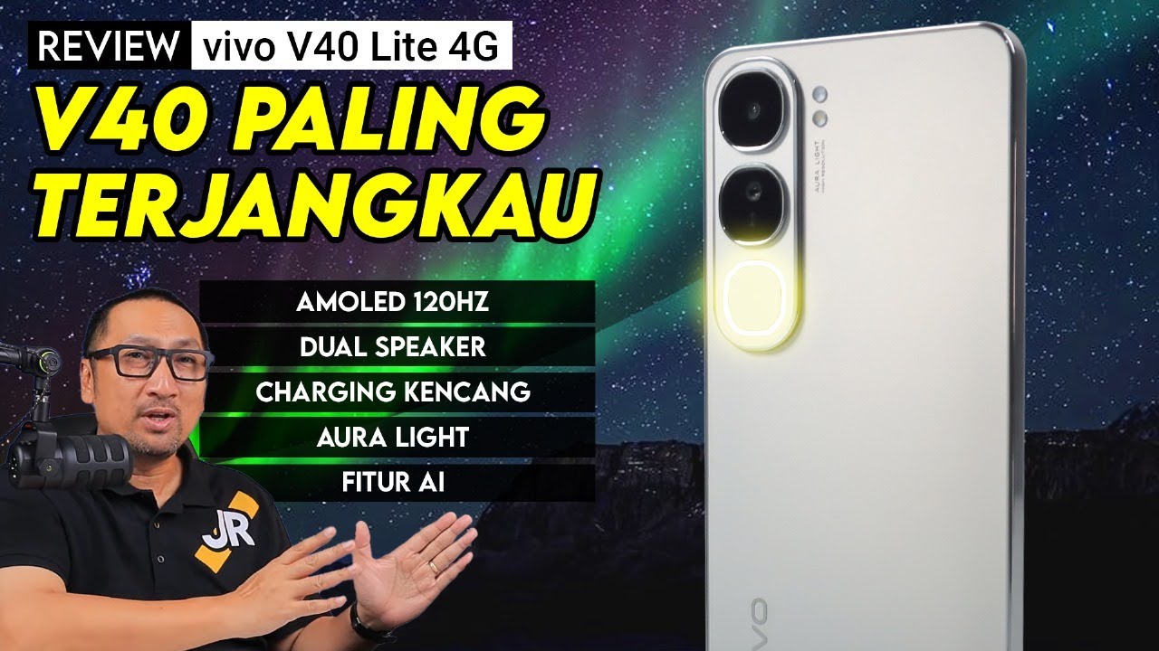 V Series dgn Aura Light dan vivo AI Termurah! Review vivo V40 Lite 4G