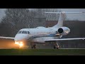 ✈ Embraer Legacy 650 D-AHOS Start up & Departure from London Southend!