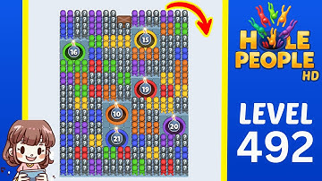 Hole People Level 492 Solution Walkthrough