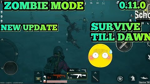 PUBG MOBILE ZOMBIE MODE NEW UPDATE 0.11.0 SOLO