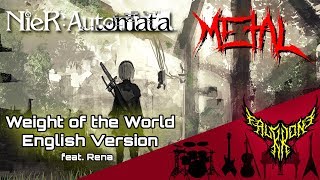 NieR: Automata - Weight of the World / ENG (feat. Rena) 【Intense Symphonic Metal Cover】 chords