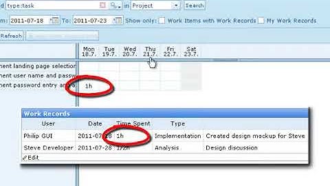 Logging work time with Work Records in Polarion