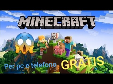 Come Installare Minecraft Per Pc E Telefono Gratis Youtube