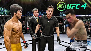 Bruce Lee vs Chan Sung Jung - EA Sport UFC 4 - Epic Fight ??