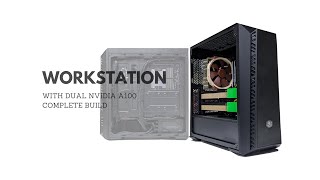 This workstation is loaded with 80gb Nvidia A100 ULTIMATE WORKSTATION Build For Deep Learning #ai