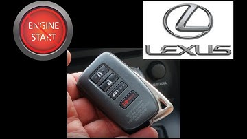 Replace the battery in the a Lexus (and some Toyota) key fob, newer key fob style.