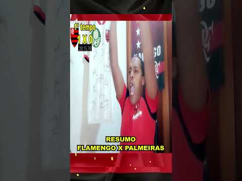 REACT - FLAMENGO 3 X 0 PALMEIRAS  -  ESTÃO DEIXANDO A GENTE SONHAR - BRASILEIRÃO 2023 - #shorts