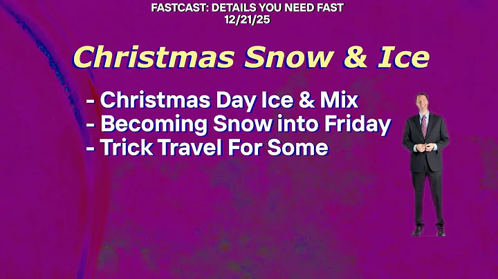 Where 3 Feet of Snow, and Ice Hit Tonight with Christmas Ice and Snow Too