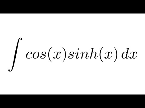 Integral of cos(x)sinh(x)