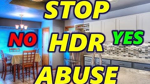 Easy Automated REALISTIC HDR Workflow