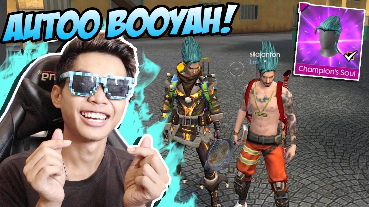 Gift Helmet Super Saiya Bocil Auto Ngamuk Langsung Booyah