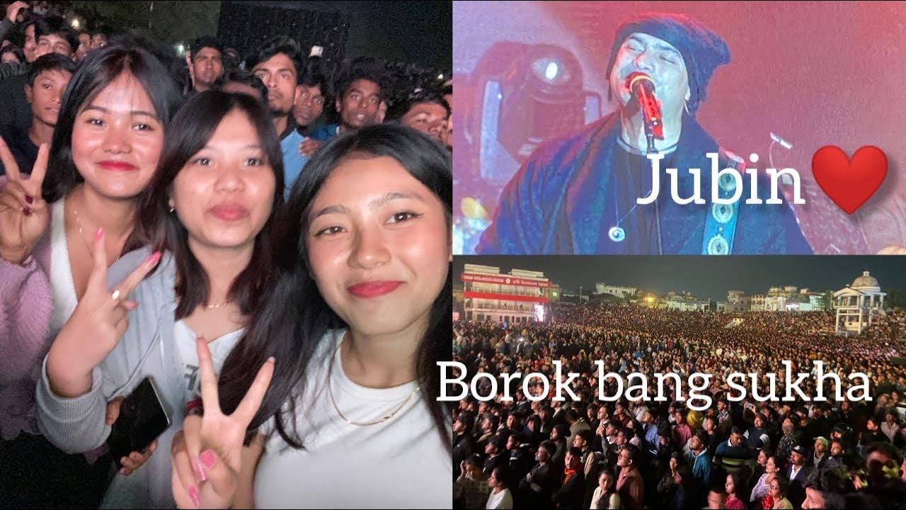 Jubin Nautiyal Live Concert 🎶!At Agartala Tripura❤️|| Jaga Chaklailiya Borok Bang Sokha||Vlog||🎀