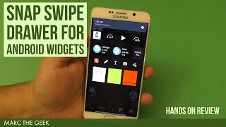 Snap Swipe Drawer For Android Widgets screenshot 4