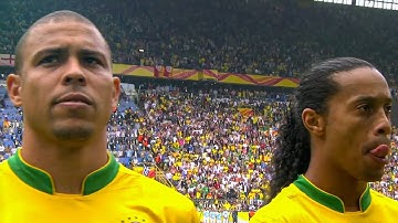 2006 W杯で世界にレベルの違いを見せつけたロナウジーニョ、ロナウド、カカ、アドリアーノとロベルト・カルロス...