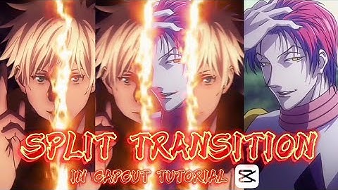 SPLIT TRANSITION IN CapCut TUTORIAL || Cy CIE