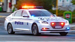 28 Police Cars Responding Lights & Sirens! Perth WA 2021