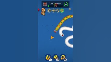 🔥🐍 Worms zone io 😱 Biggest snake vs Small snake fight #shorts #snake #game