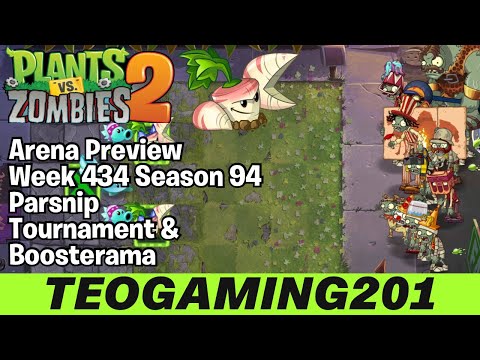 PvZ 2 | Arena Preview | Week 434 Parsnip Tournament & Boosterama