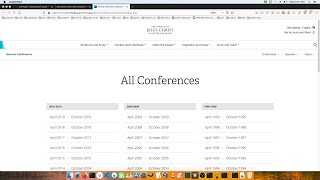 LDS Scripture Study - General Conference