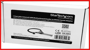 StarTech com Motherboard Serial Port   Internal   1 Port   Bus Powered   FTDI USB to Serial Adapter