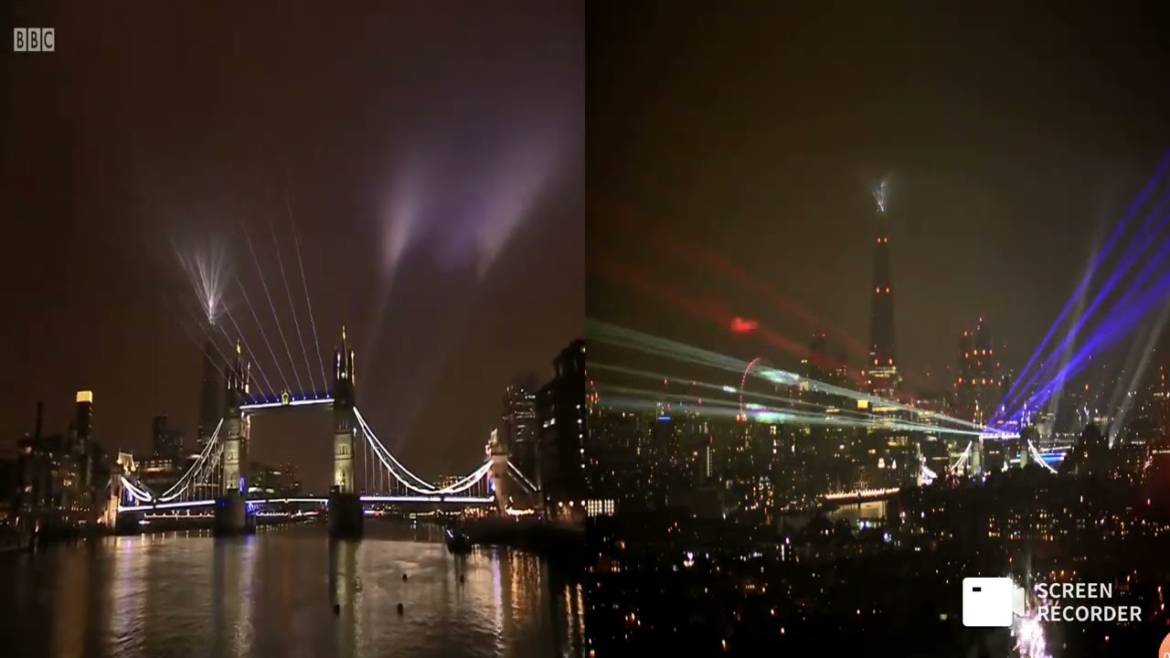London New Year's Eve Light Shows 2021