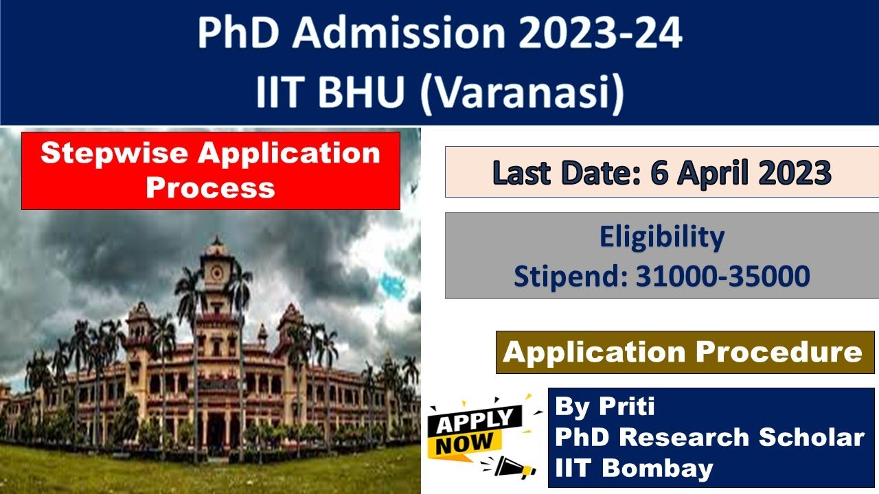 bhu law phd admission 2023