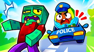 HELP! I'm in Minecraft World! 🙀💟 Stranger Danger and Police Car Kids Cartoons by Pit & Penny