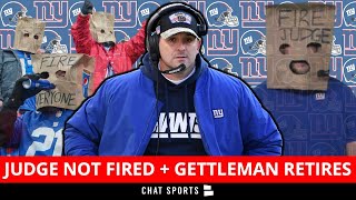 Famous Joe Judge NOT FIRED By New York Giants, Dave Gettleman Retires + Giants GM Candidates | Giants News Net Worth