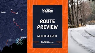 Route Preview | WRC Rally Monte-Carlo 2023