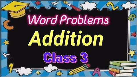 Class 3 Maths Addition Wordproblem |#addition #worksheet