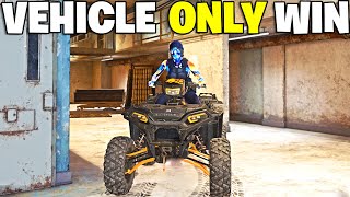 *WORLD RECORD* VEHICLE ONLY Rebirth Island WIN! 🔥 (17 Kills - No Gas Play)