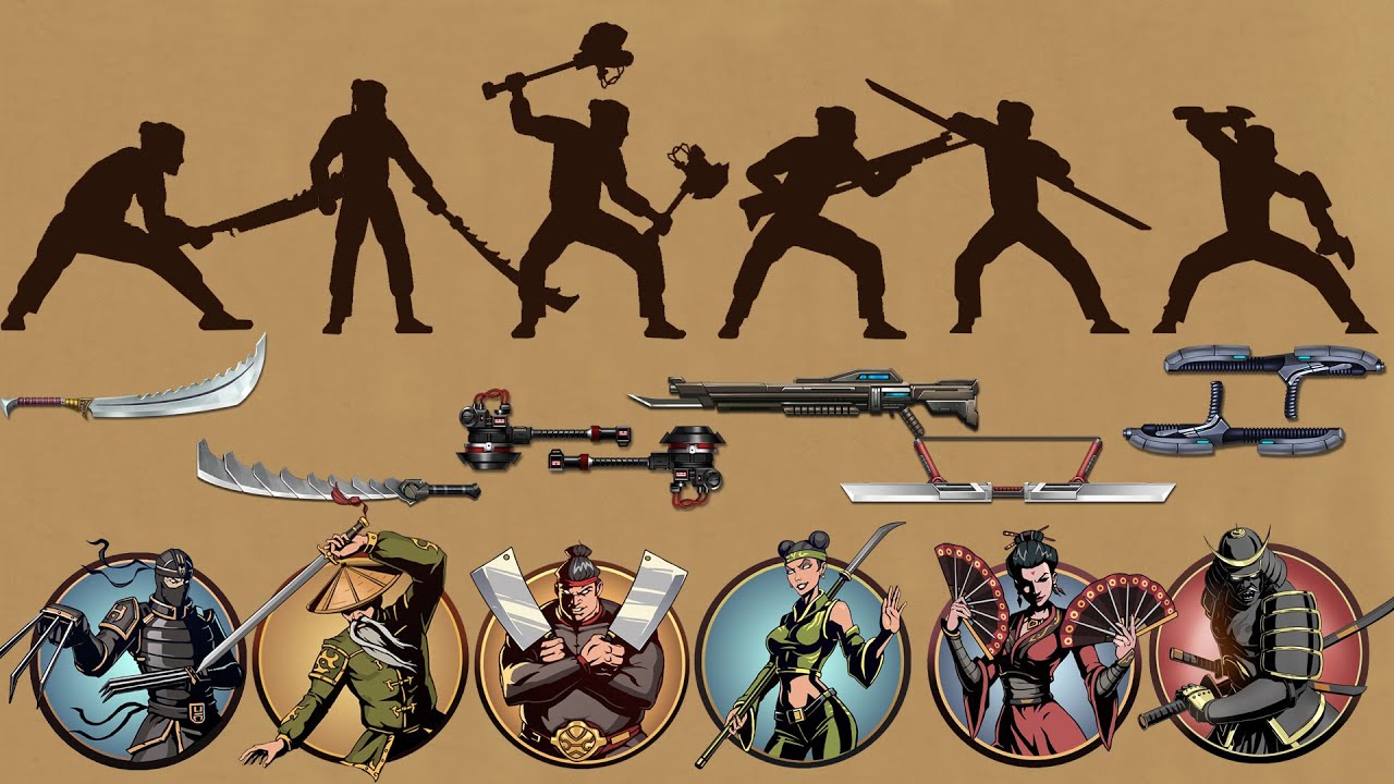 Shadow Fight 2 || Only TITAN's Bodyguards Weapon「iOS/Android Gameplay」