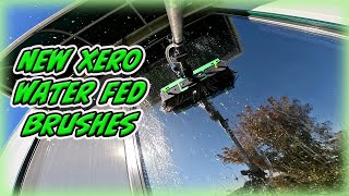 NEW XERO WATER FED BRUSHES | BOAR HAIR | HYBRID | NYLON by SteveO The Window Cleaner 2,266 views 5 months ago 6 minutes, 33 seconds