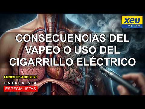 Consecuencias del vapeo o uso del cigarrillo eléctrico