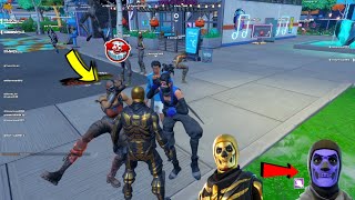 Toxic Renegade Raider Reacts To Gold Skull Trooper Turning Into Purple Skull Trooper 😂