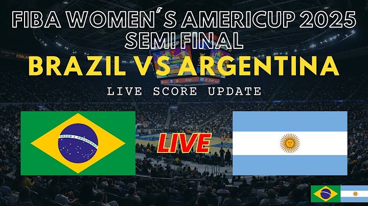 Brazil vs Argentina Live Scores: FIBA Women's AmeriCup 2025 Semi Finals