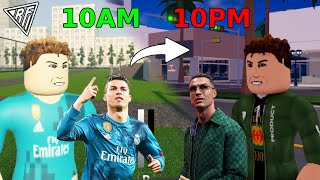 A day in a life of Cristiano Ronaldo | Roblox Real Futbol 24