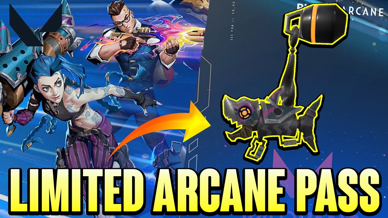 LIMITED Valorant X Arcane Pass (Free Collectibles, Gun Buddie etc.)