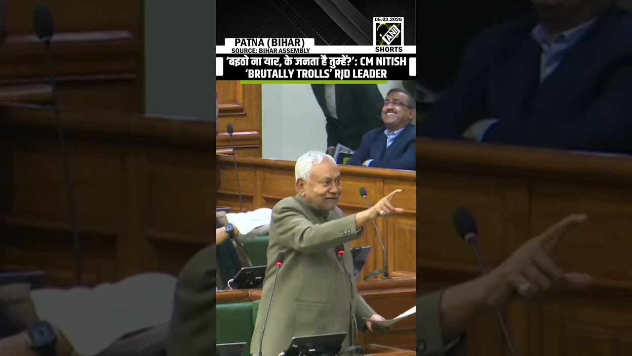 के जनता है तुम्हें: CM Nitish ‘brutally trolls’ RJD leader in Bihar Assembly