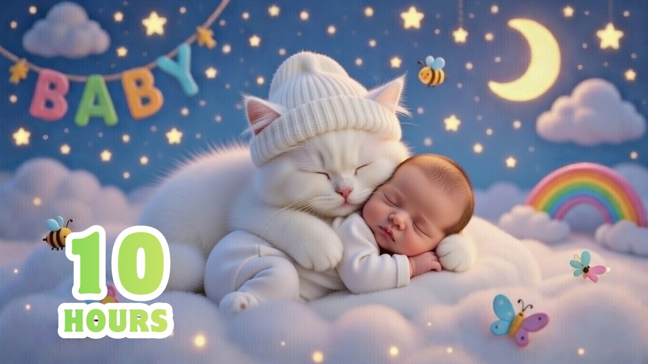 10 Hours Baby Sleep Music - Deep Sleep Lullaby All Night - Fall Asleep Fast Tonight 🌙