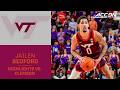 Virginia Tech Guard Jailen Bedford Highlights vs. Clemson