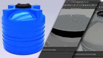 Autodesk Maya 2022 Water Tank model