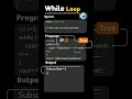 While Loop in C++ with visual explanation for beginners #shorts