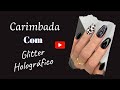 Carimbada com glitter 🖤 #nail #nails #unha #unhas #nailart #unhasdecoradas #unhaslindas #fy #fyp