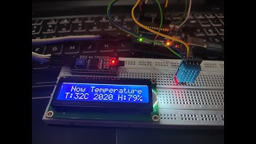 How to measure Humidity and Temperature with Arduino &I2C LCD