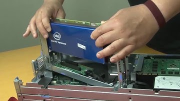 Lenovo NeXtScale nx360 M5 removing a PCI riser cage assembly from a GPU tray