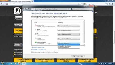 Installing WAMPserver